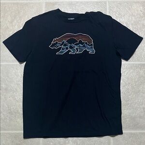 Old Navy Navy Blue Bear Graphic Tee